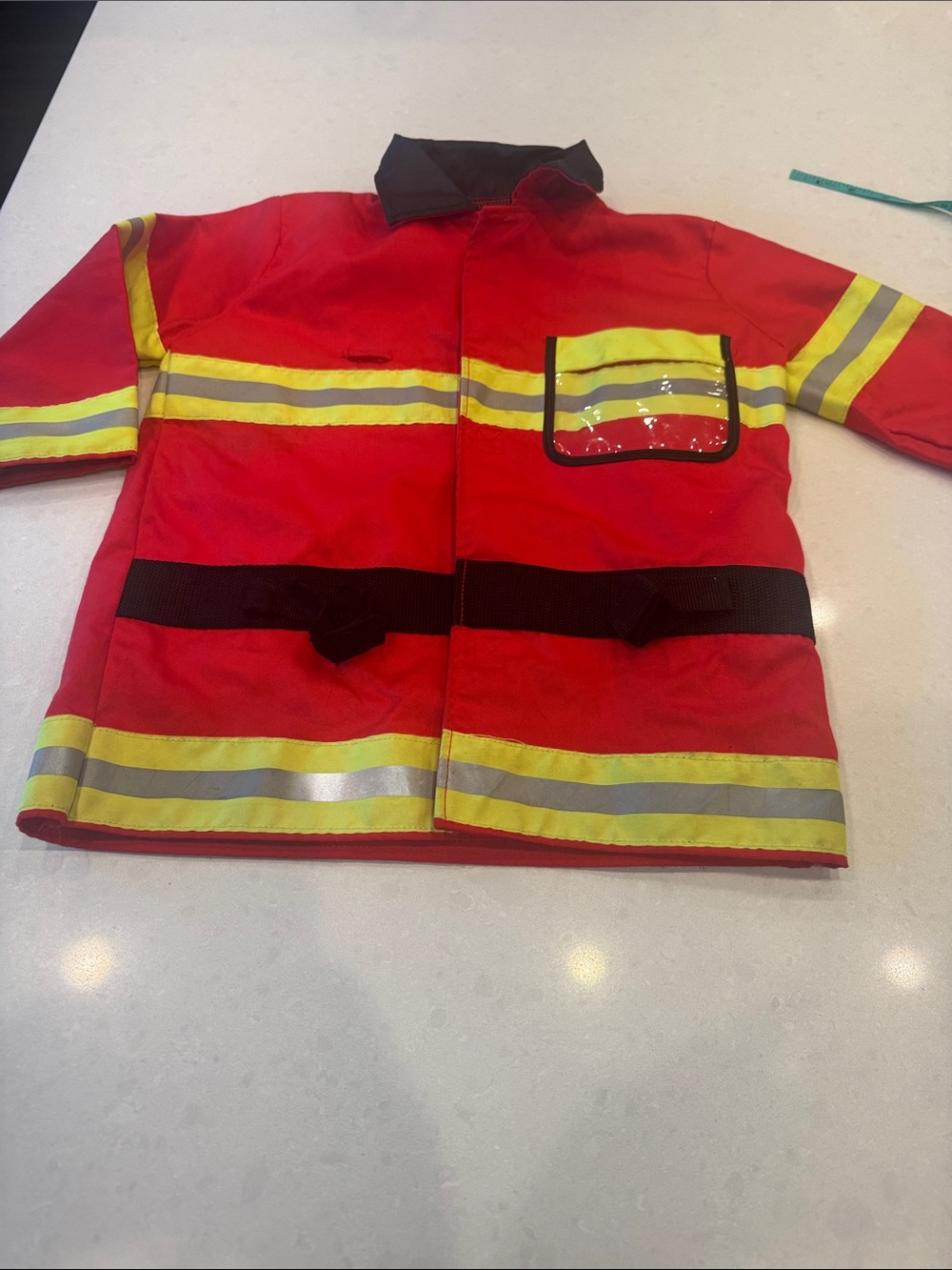 Kids High-Visibility Red Firefighter chief Jacket 3-6  see measurements